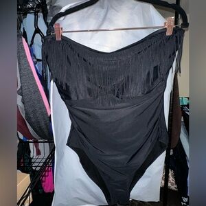 Women’s black one piece swimsuit size 16